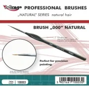 MIRAGE BRUSH NATURAL SIZE 000 - Mirage Hobby 100003