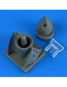 Su-17/22M4 fitter-k radome with air intake, 1/48 - Quickboost QB49 149