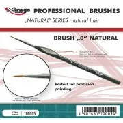 MIRAGE BRUSH NATURAL SIZE 0 - Mirage Hobby 100005