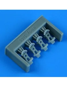 German Luftwaffe WWII pedals - early v., 1/48 - Quickboost QB49 165