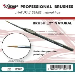 MIRAGE BRUSH NATURAL SIZE 2 - Mirage Hobby 100007