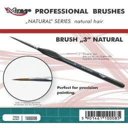 MIRAGE BRUSH NATURAL SIZE 3 - Mirage Hobby 100008