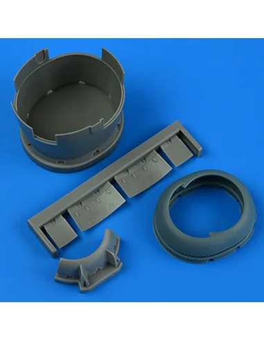 F6F-3 Hellcat early cowling and cooling flaps (closed) for Eduard, ...