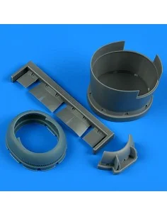 F6F-5 Hellcat cowling and cooling flaps (opened) for Hobby Boss, 1/...