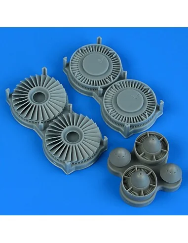 S-3 Viking detailed fan & exhaust turbine for Italeri / ESCI / AMT ...