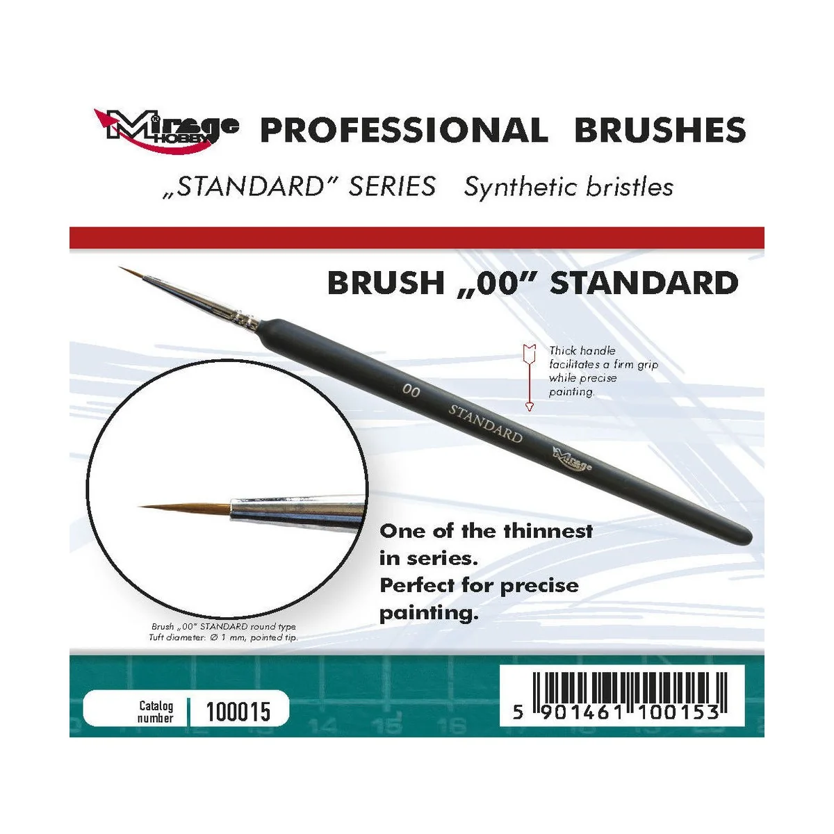 MIRAGE BRUSH STANDARD SIZE 00 - Mirage Hobby 100015