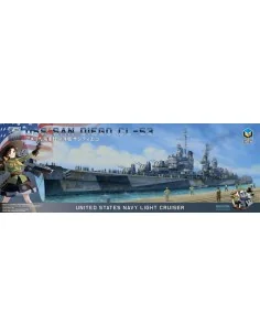USS SAN DIEGO CL-53 (ATORI BRAND), 1/350 - Zimi Model AT35013