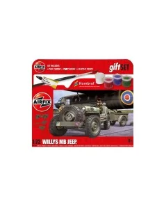 Hanging Gift Set Willys MB Jeep, 1/72 - Airfix A55117A