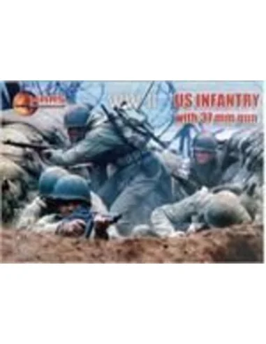US Infantry with 37mm gun, 1/72 - Mars Figures MS72017
