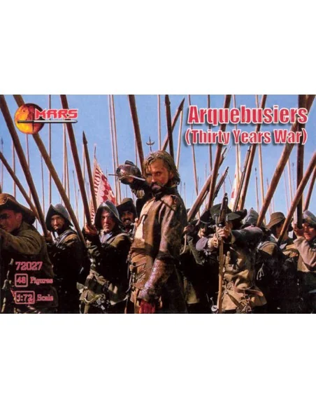Arquebusiers, 30 years war, 1/72 - Mars Figures MS72027
