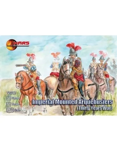 Imperial mounted arquebusiers, 1/72 - Mars Figures MS72037