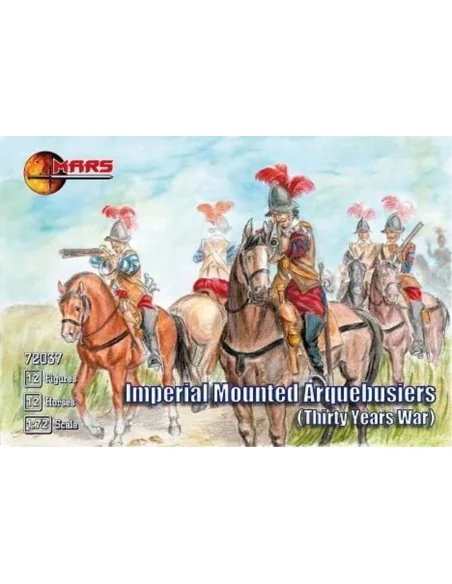 Imperial mounted arquebusiers, 1/72 - Mars Figures MS72037