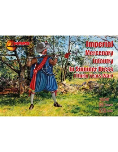 Imperial Mercenary infantry in summer, 1/72 - Mars Figures MS72048
