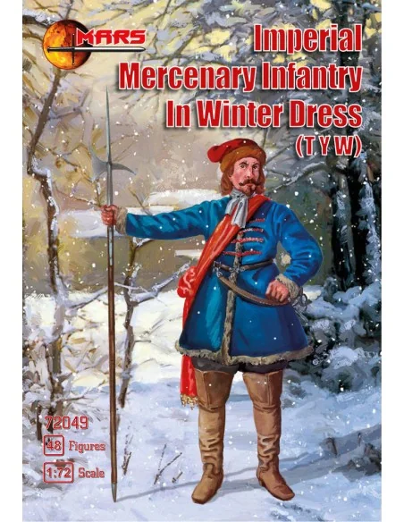 Imperial Mercenary infantry in winter, 1/72 - Mars Figures MS72049