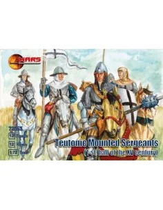 Teutonic mounted sergeants, 1st half XV, 1/72 - Mars Figures MS72053