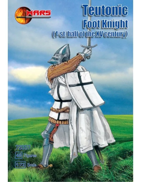 Teutonic Foot Knight I half of XV centur, 1/72 - Mars Figures MS72057