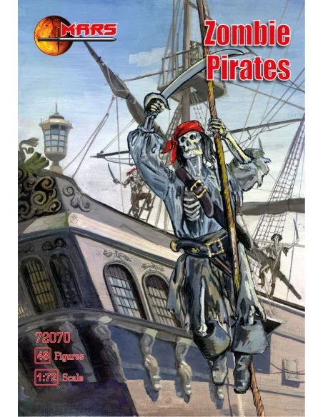 Zombie Pirates, 1/72 - Mars Figures MS72070