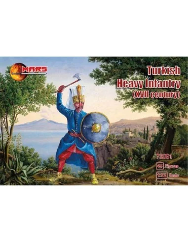 Turkish heavy infantry, XVII century, 1/72 - Mars Figures MS72091