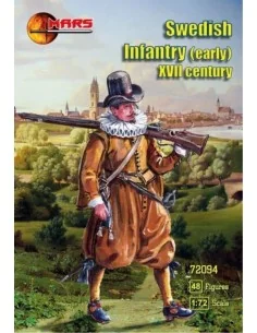 Swedish infantry(early), XVII century, 1/72 - Mars Figures MS72094