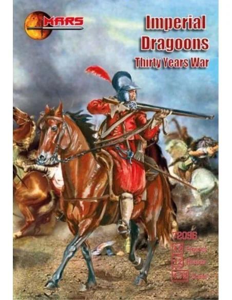 Imperial dragoons, Thirty Years War, 1/72 - Mars Figures MS72096