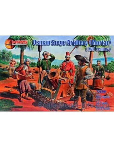 Osman siege artillery (Mortar, XVII centu, 1/72 - Mars Figures MS72098