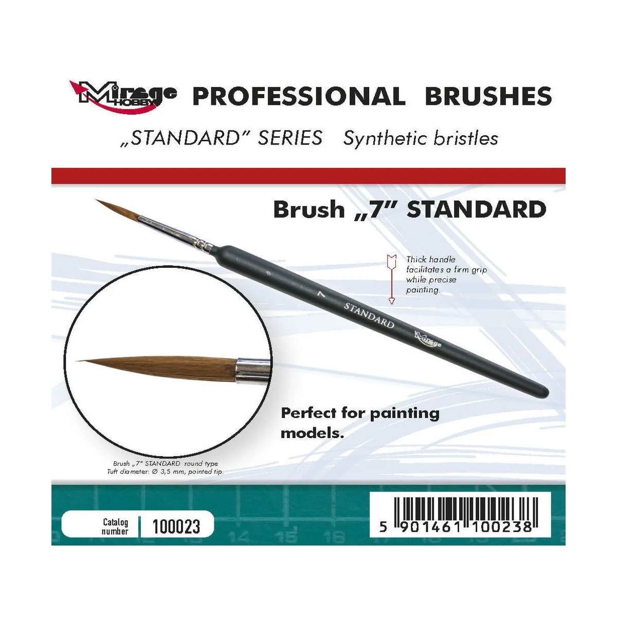 MIRAGE BRUSH STANDARD SIZE 7 - Mirage Hobby 100023
