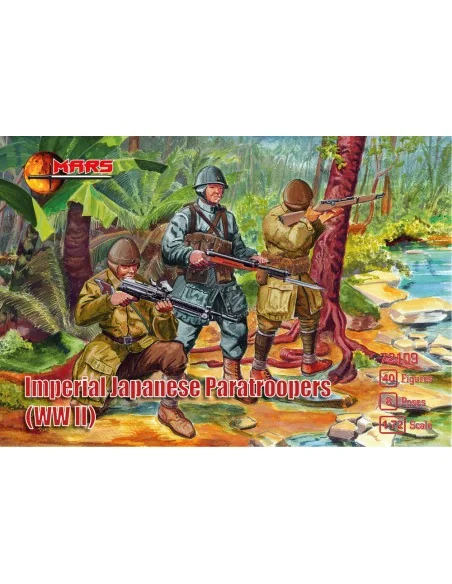 WWII Imperial Japanese paratroopers, 1/72 - Mars Figures MS72109