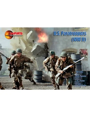 WWII U.S. Paratroopers, 1/72 - Mars Figures MS72120
