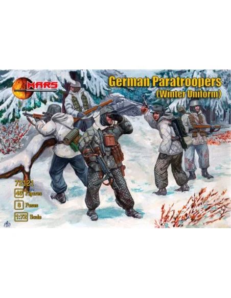 German Paratroopers (winter uniform), 1/72 - Mars Figures MS72121