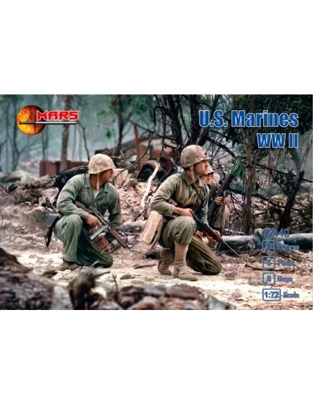 U.S. Marines WWII, 1/72 - Mars Figures MS72140