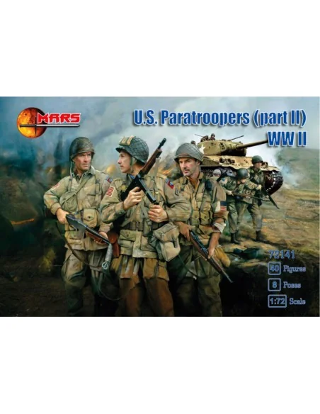 U.S. Paratroopers WWII (part II), 1/72 - Mars Figures MS72141