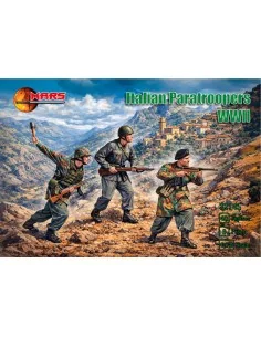 WWII Italian paratroopers, 1/72 - Mars Figures MS72145