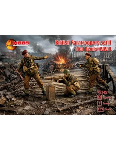[NO_DESC] WWII British Paratroopers (Red Devils), set 2, 1/72 - Mar...