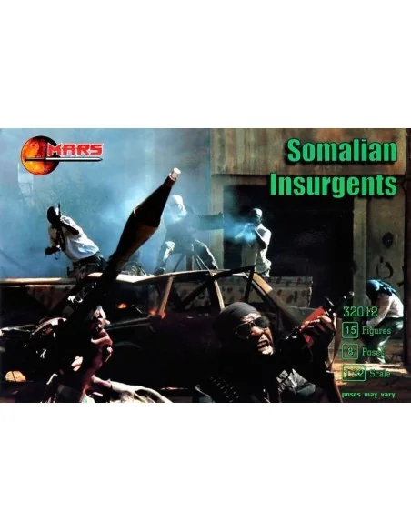 Somalian Insurgents, 1/32 - Mars Figures MS32012