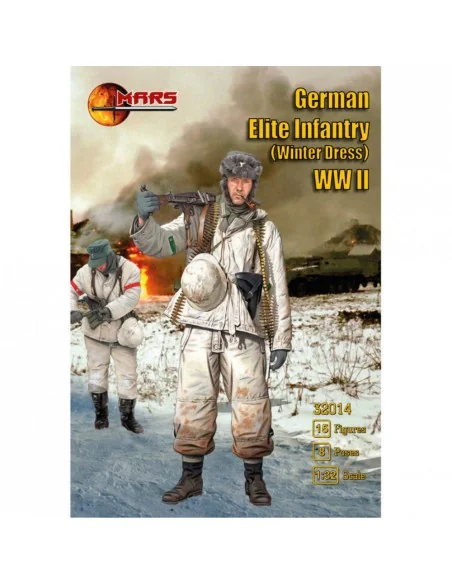 German Elite Infantry (winter dress) WWI, 1/32 - Mars Figures MS32014