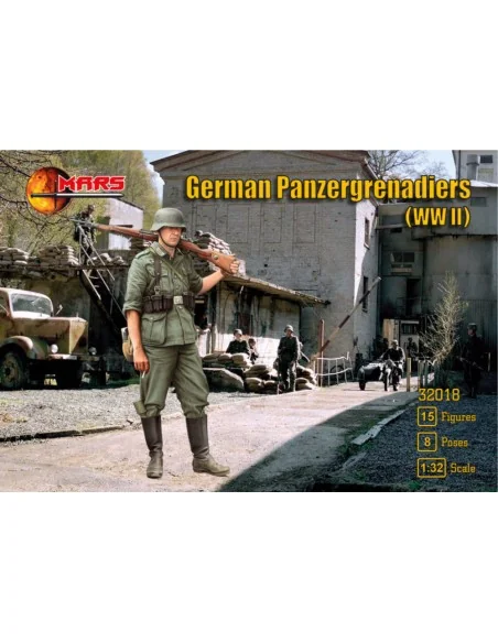 German panzergrenadiers WWII, 1/32 - Mars Figures MS32018