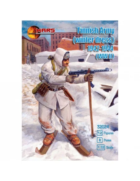 Finnish Army (winter dress), 1942-1944, 1/32 - Mars Figures MS32024