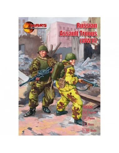 WWII Russian Assault Troops, 1/32 - Mars Figures MS32026