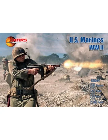 U.S. Marines WWII, 1/32 - Mars Figures MS32044