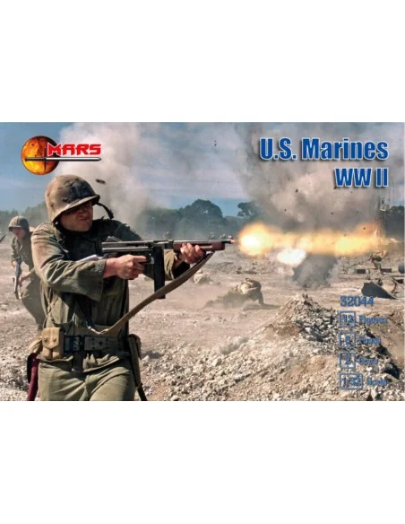 U.S. Marines WWII, 1/32 - Mars Figures MS32044