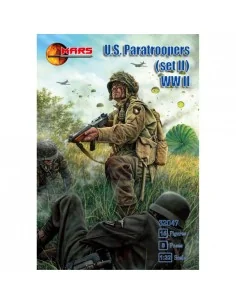 WWII U.S. Paratroopers, set 2, 1/32 - Mars Figures MS32047