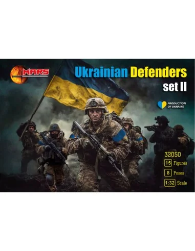 Ukrainian Defenders, set 2, 1/32 - Mars Figures MS32050