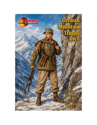 [NO_DESC] WWII German Mountain Troops, 1/32 - Mars Figures MS32055