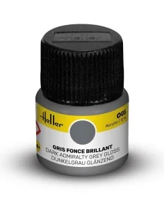 Acrylic Colour 005 Dark Admiralty Grey Gloss - Heller 9005