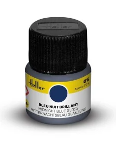 Acrylic Colour 015 Midnight Blue Gloss - Heller 9015