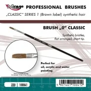 MIRAGE BRUSH FLAT HIGH QUALITY CLASSIC SERIES 1 size 0 - Mirage Hob...