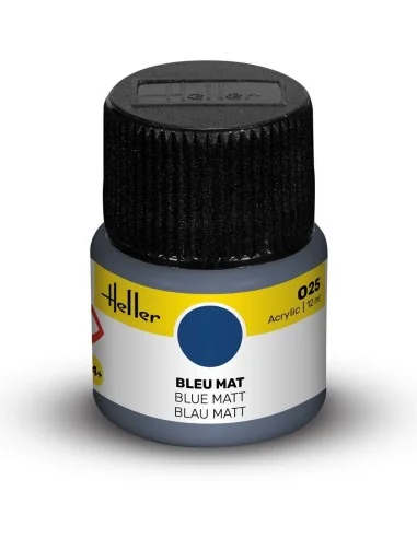 Acrylic Colour 025 Blue Matt - Heller 9025