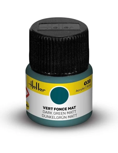 Acrylic Colour 030 Dark Green Matt - Heller 9030
