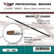 MIRAGE BRUSH FLAT HIGH QUALITY CLASSIC SERIES 1 size 1 - Mirage Hob...