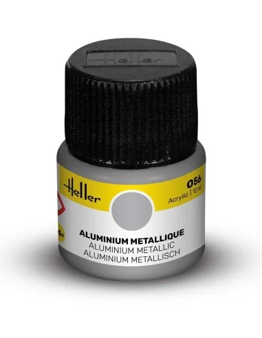 Acrylic Colour 056 Aluminium Metallic - Heller 9056
